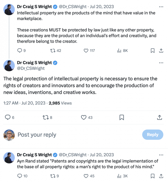 Начинаются последние аргументы по делу COPA против Крейга Райта по поводу претензий BTC