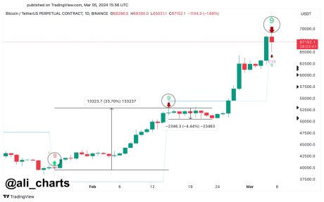 Аналитик приводит ключевые индикаторы, сигнализирующие о коррекции Биткоин