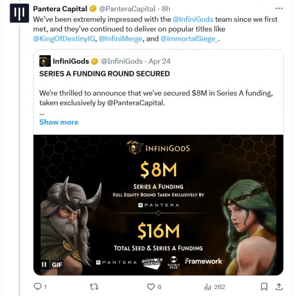 Pantera Capital ищет $1 млрд для нового криптофонда Pantera Capital ищет $1 млрд для нового криптофонда