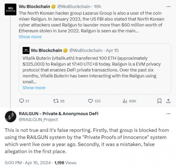 Railgun отрицает, что его использует Северная Корея, общий объем приближается к $1 млрд