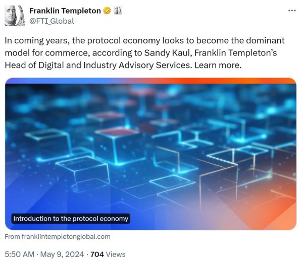 Генеральный директор Франклина Темплтона говорит, что все ETF и взаимные фонды будут на блокчейне