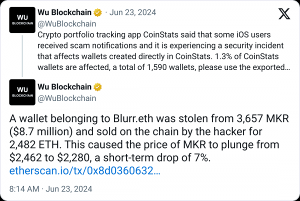 Взлом CoinStats вызван «социально-инженерным» сотрудником, подозревает генеральный директор Взлом CoinStats вызван «социально-инженерным» сотрудником, подозревает генеральный директор