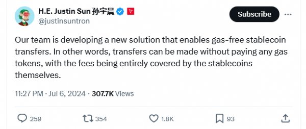 Tron создает безгазовое решение для стабильной монеты для цепочек Tron и Ethereum Tron создает безгазовое решение для стабильной монеты для цепочек Tron и Ethereum