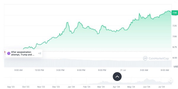 Илон Маск спровоцировал рост курса криптовалюты Трампа MAGA Илон Маск спровоцировал рост курса криптовалюты Трампа MAGA