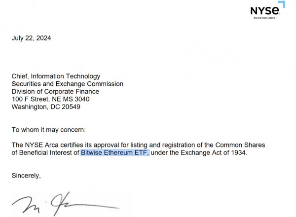 Долгожданный дебют: SEC одобрила запуск спотовых Ethereum-ETF