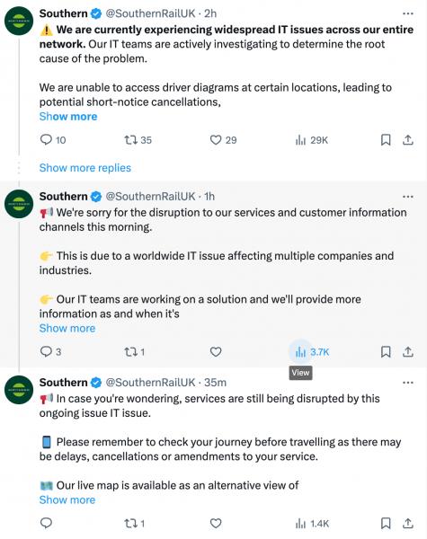 Сбой в Microsoft Windows привел к остановке крупных финансовых компаний и вызвал хаос в поездках Сбой в Microsoft Windows привел к остановке крупных финансовых компаний и вызвал хаос в поездках