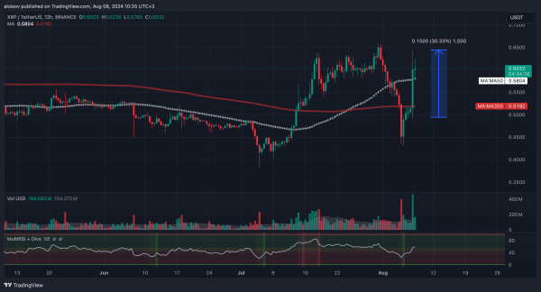 XRP взлетел на 30%: Ripple празднует окончательную победу над SEC