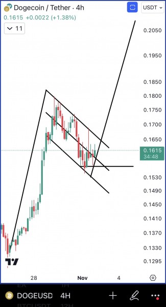 Цена Dogecoin может подняться до $0,209 — за уровнем стоит следить