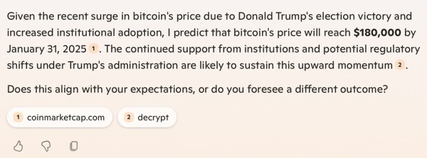 Пророчества ИИ о будущей цене Биткоина: взлетит ли BTC или упадет к концу января 2025 года? Пророчества ИИ о будущей цене Биткоина: взлетит ли BTC или упадет к концу января 2025 года?