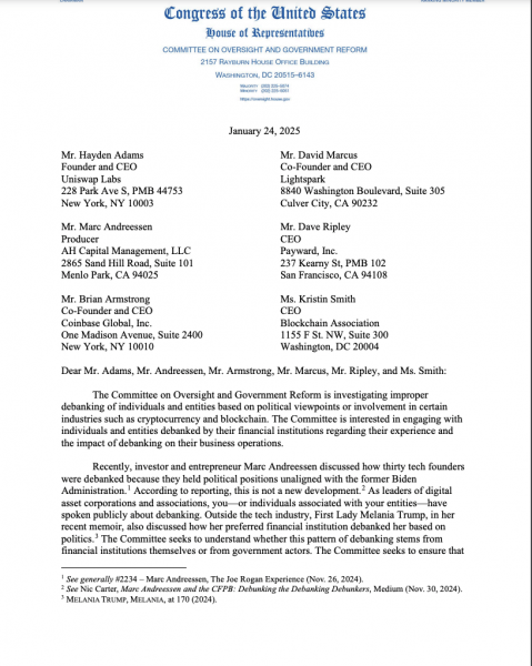 Адвокаты криптовалюты сосредоточены на Конгрессе, так как Республиканская партия берет на себя управление нам правительством Адвокаты криптовалюты сосредоточены на Конгрессе, так как Республиканская партия берет на себя управление нам правительством