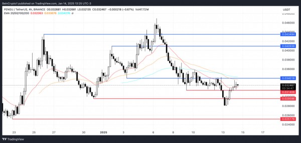 PENGU взлетел на 9%: борьба с BONK за лидерство среди мемкоинов на Solana