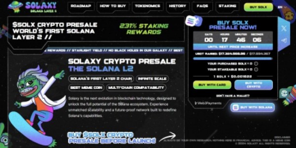 Solaxy Presale взрывается до 17 миллионов долларов, когда Solana превосходит Ethereum в ежемесячном доходах