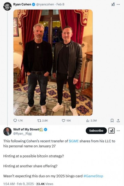 GameStop вырос на 18% после нескольких часов, когда он рассматривает возможность инвестирования в биткоин GameStop вырос на 18% после нескольких часов, когда он рассматривает возможность инвестирования в биткоин