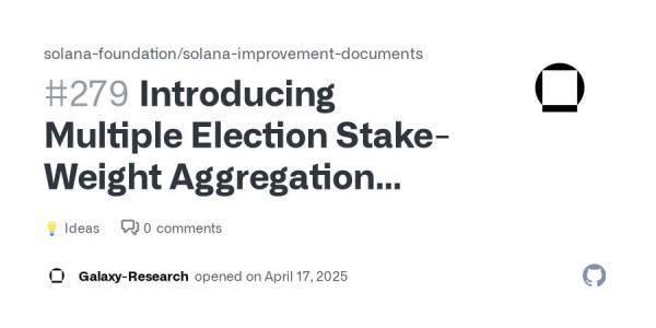 Galaxy Research представила новую модель голосования для снижения инфляции Solana