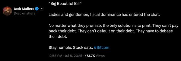 Биткоин и рекордный долг США: скорректируется ли BTC до $95K на фоне сигналов рецессии? Биткоин и рекордный долг США: скорректируется ли BTC до $95K на фоне сигналов рецессии?