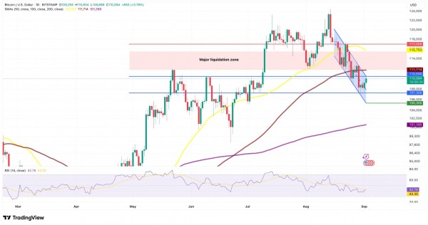Биткоин снова выше $110 000, но рынок остаётся хрупким Биткоин снова выше $110 000, но рынок остаётся хрупким