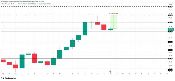 Solana приближается к $250, но давление со стороны долгосрочных держателей усиливается Solana приближается к $250, но давление со стороны долгосрочных держателей усиливается