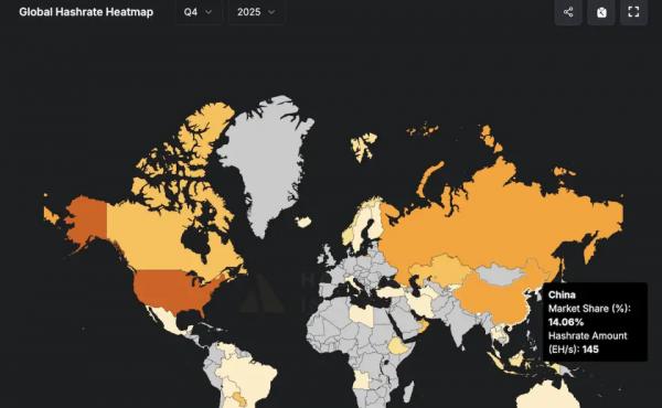 Китай стал третьим по величине центром майнинга биткоинов в мире